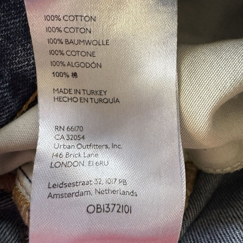 BDG Urban Outfitters Loose Bootcut Jeans Women 26 (30x30) Blue Denim Y2K Baggy - Picture 7 of 10